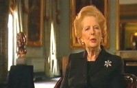 Margaret Thatcher video eulogy to Reagan