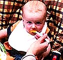baby being given lunch